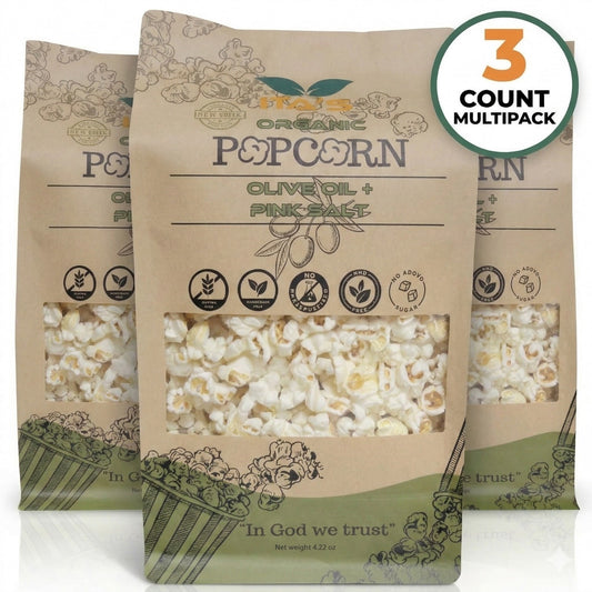 Ita's Organic Olive Oil Himalayan With Pink Salt Popcorn
