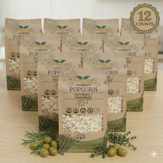Ita's All Natural Olive Oil Himalayan With Pink Salt Popcorn - 12 Units